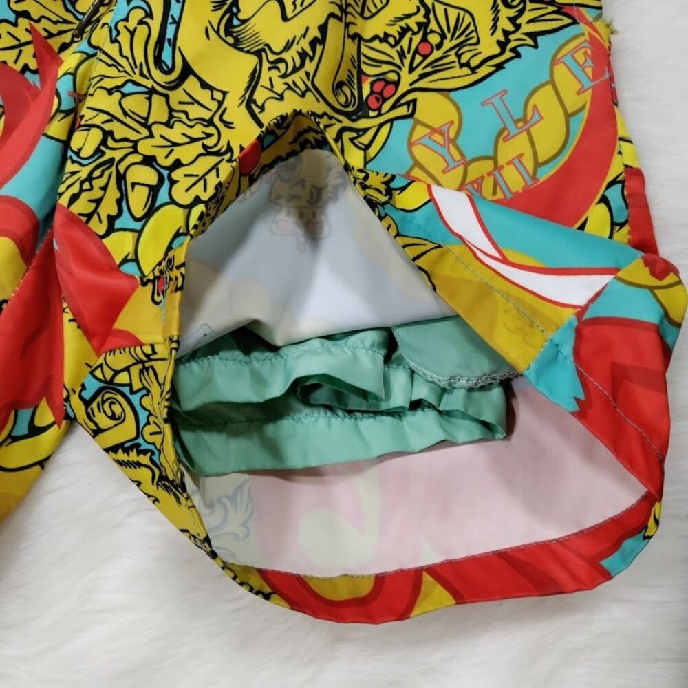 Baroque Bold Geometric Print Boys Elastic Waist shorts M - Picture 6 of 7